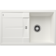Fregadero sobre encimera BLANCO METRA 45S BLANCO V/M. 513187. Una cubeta, con escurridor, Blanco. Para mueble de más de 90 cm